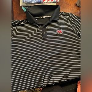 Under armpit South Carolina gamecock polo